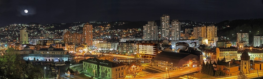Grad panorama od Mija