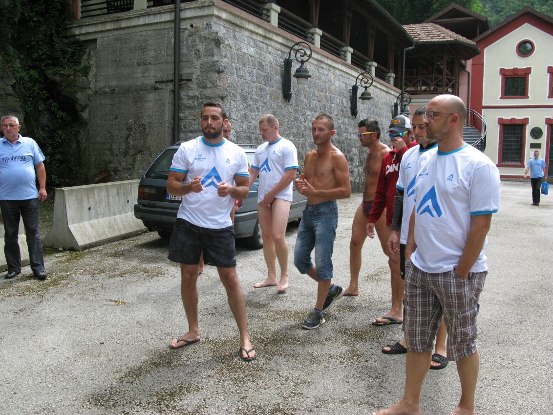 Skokovi u vodu sa železničkog mosta Užice 2016.